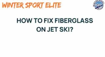 Mastering Jet Ski Repairs: A Guide to Fiberglass Fixes