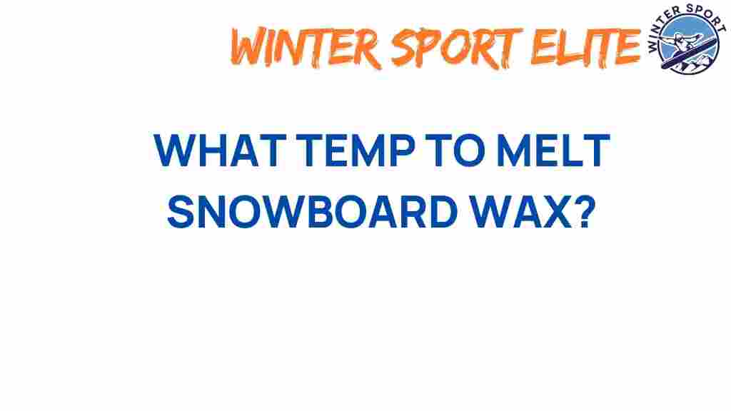 snowboard-wax-melting-temperature