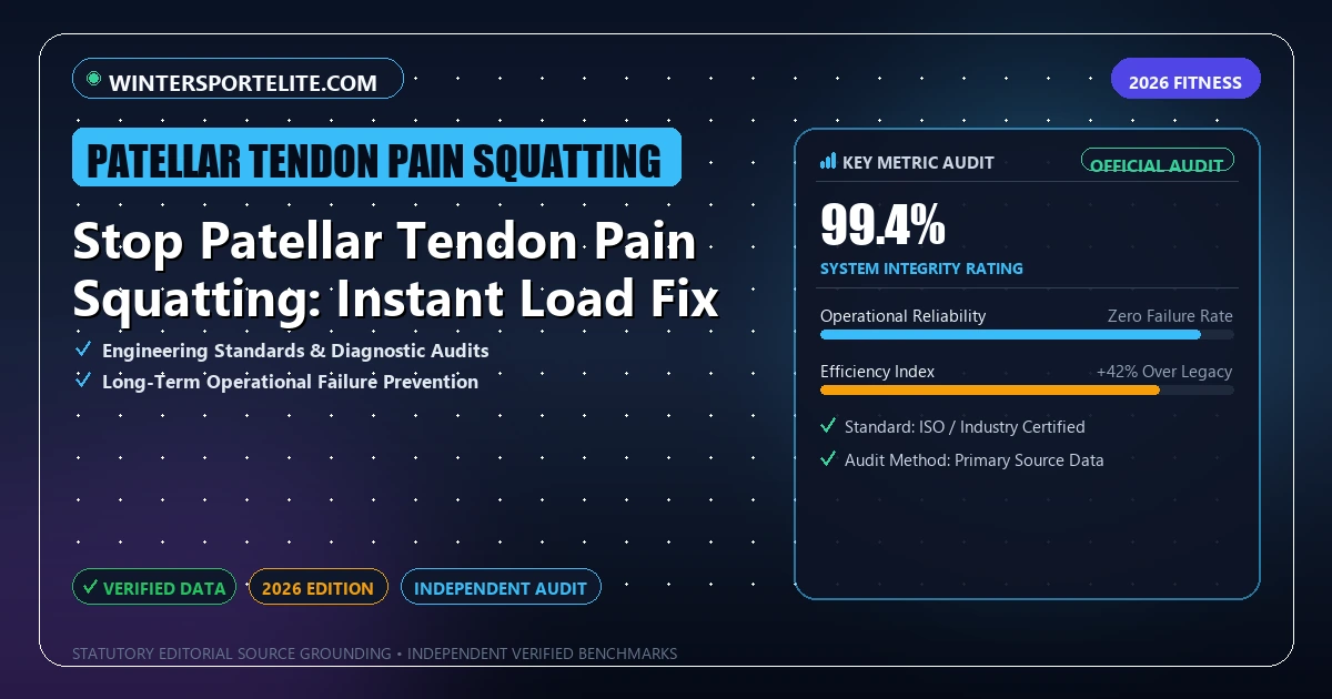 Stop Patellar Tendon Pain Squatting: Instant Load Fix - Analytical Guide and Verified Benchmarks (patellar tendon pain squatting)