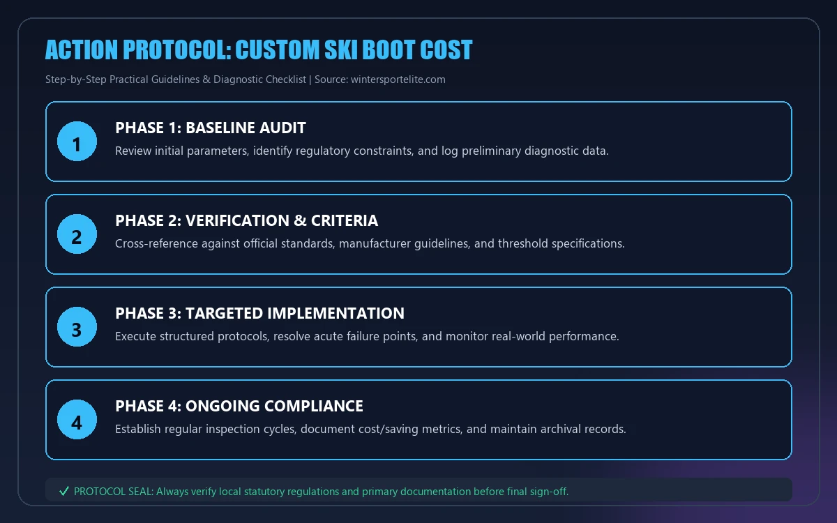 Step-by-step implementation protocol for custom ski boot cost