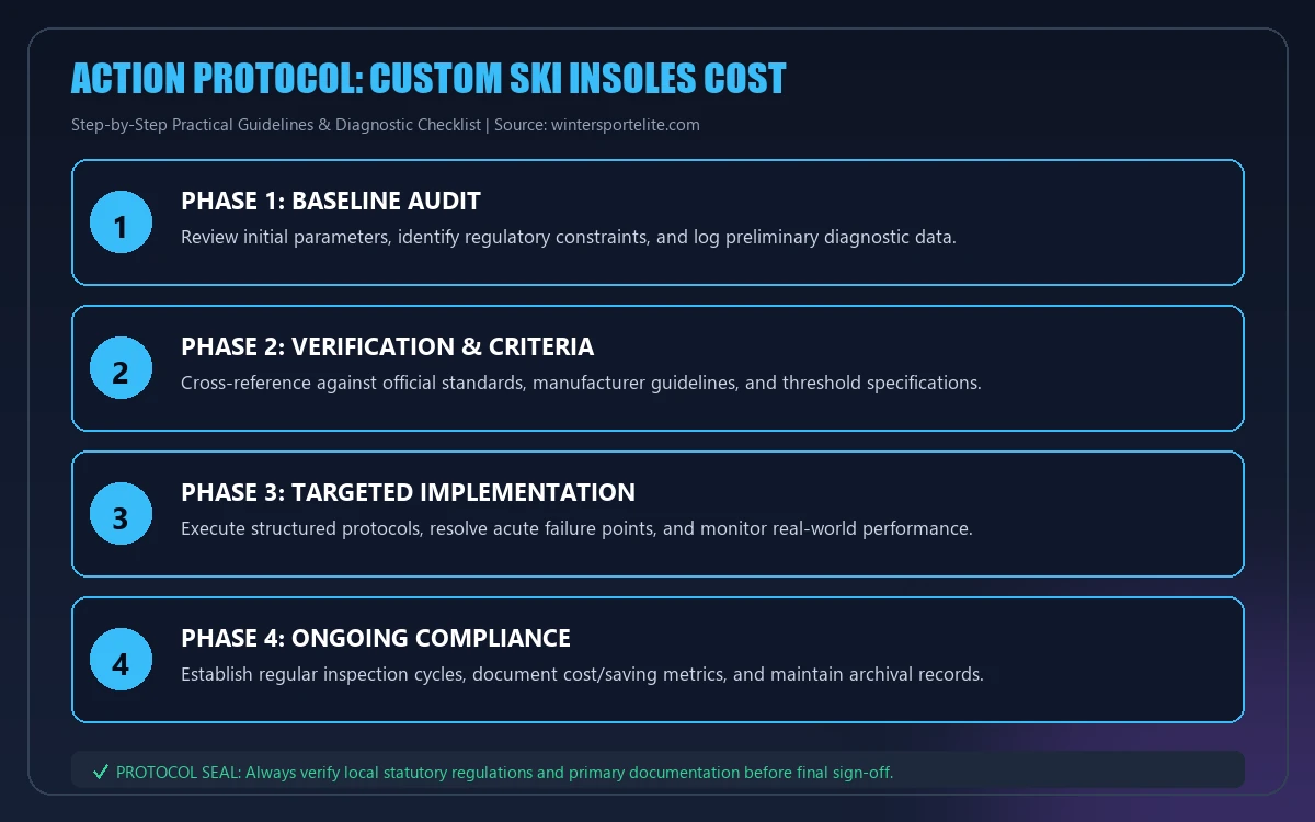 Step-by-step implementation protocol for custom ski insoles cost