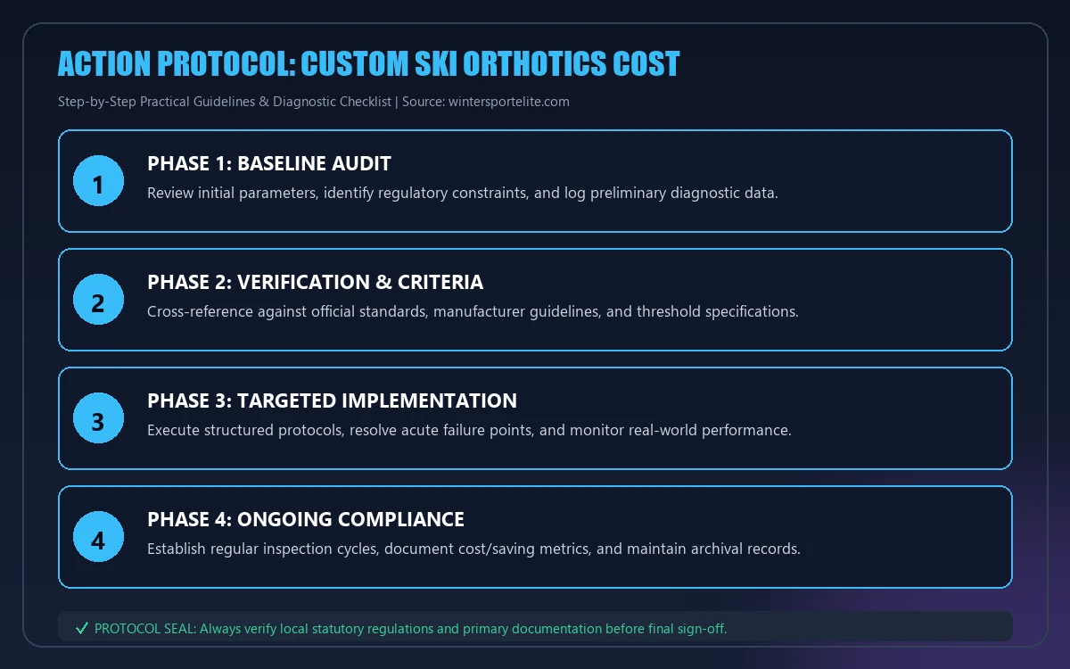 Step-by-step implementation protocol for custom ski orthotics cost